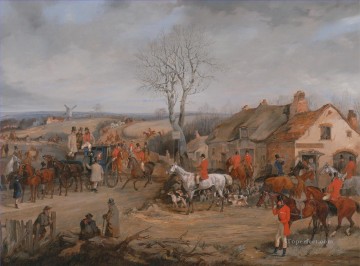 ヘンリー・トーマス・アルケンの狩猟シーン Oil Paintings